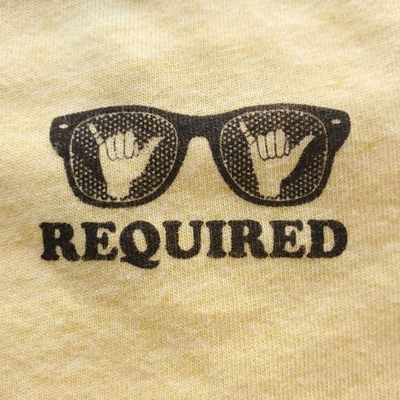 Watermans Brewing Co T Shirt Medium Abundant Sunshine IPA Retro Yellow NC Coast - Picture 4 of 13